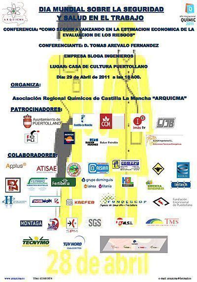 ARQUICMA organiza una conferencia para celebrar el Día Mundial sobre seguridad y salud en el trabajo