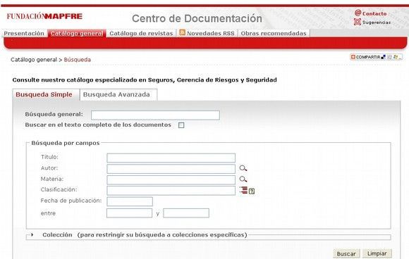 Acceso centro de documentacion