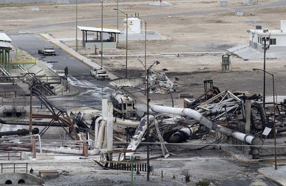 26 muertos por incendio en planta de gas de norte de México 