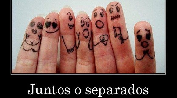 Juntos o separados