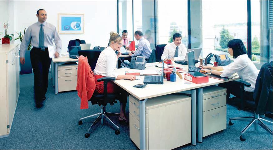 Un lugar de trabajo saludable conduce a un balance sano