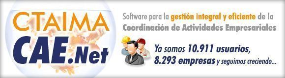 Coordinación de actividades empresariales con CTAIMA CAE.Net