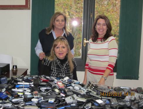 Éxito en la "Campaña Teléfonos Móviles" recogida por Fraternidad Muprespa en apoyo a la AEPM.