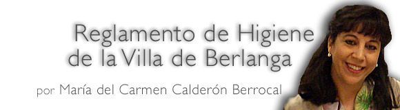 Reglamento de Higiene de la Villa de Berlanga