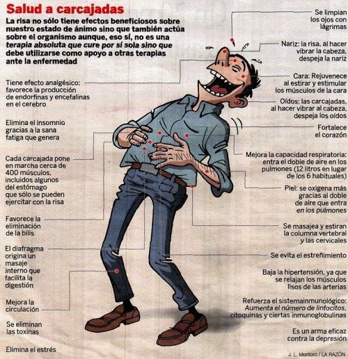 La risa y sus beneficios para la salud