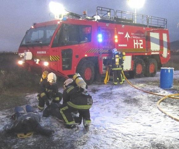 El Aeropuerto de Vitoria realiza un simulacro general de accidente aéreo