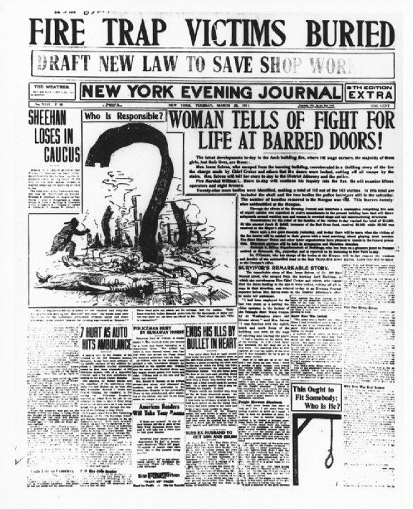Portada del New York Evening Journal 1911