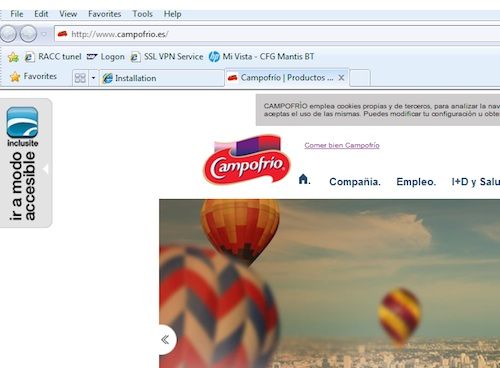 Campofrío hace completamente accesible su web