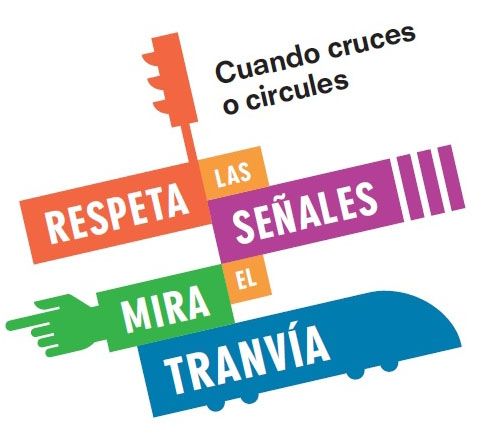 El Tranvía de zaragoza inicia una nueva campaña de seguridad vial