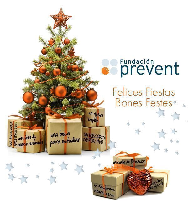 Fundación Prevent les desea Felices Fiestas