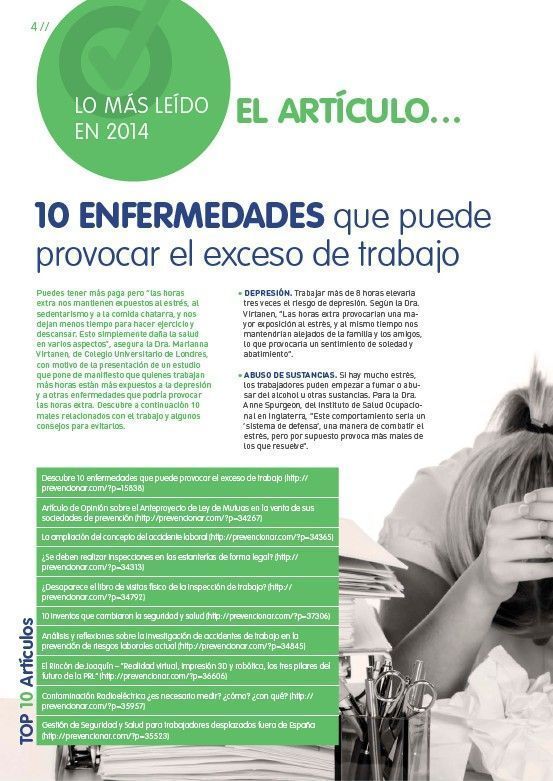 Los artículos más leídos en Prevencionar en el 2014