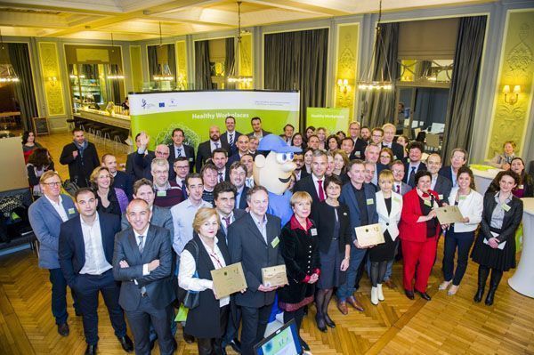 Acto de reconocimiento a las mejores empresas y organizaciones europeas en gestión del estrés en el lugar de trabajo