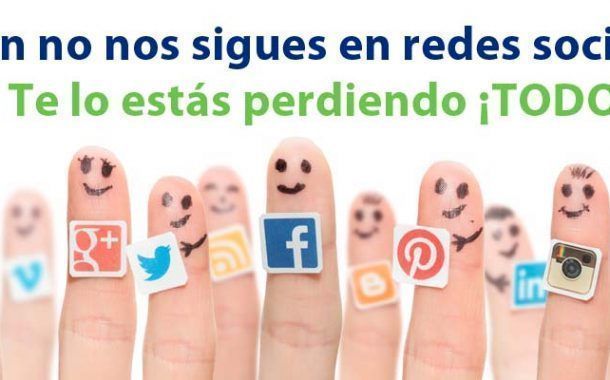 ¿Aun no nos sigues en redes sociales? Te lo estás perdiendo ¡TODO!