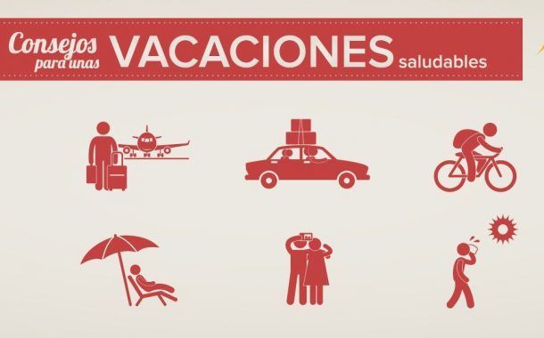 Infografía: 10 consejos para unas vacaciones saludables