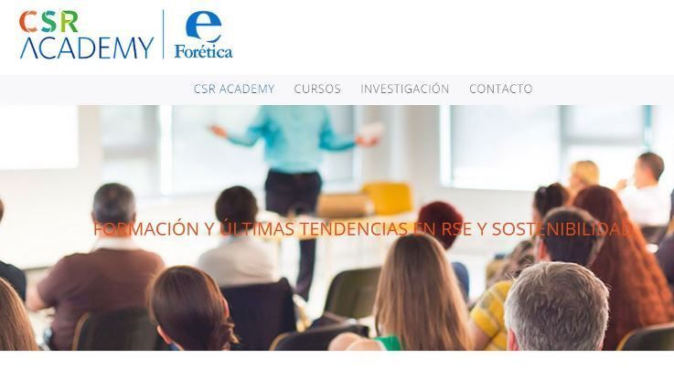 CSR Academy, la plataforma de formación en RSE y sostenibilidad de Forética