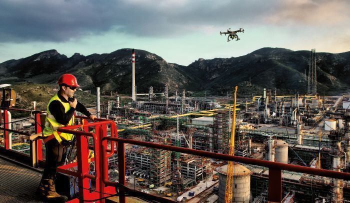 Drones para realizar revisiones industriales