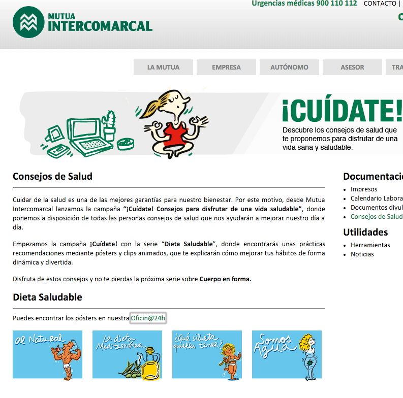 ¡Cuídate! Consejos de Mutua Intercomarcal para disfrutar de una vida saludable