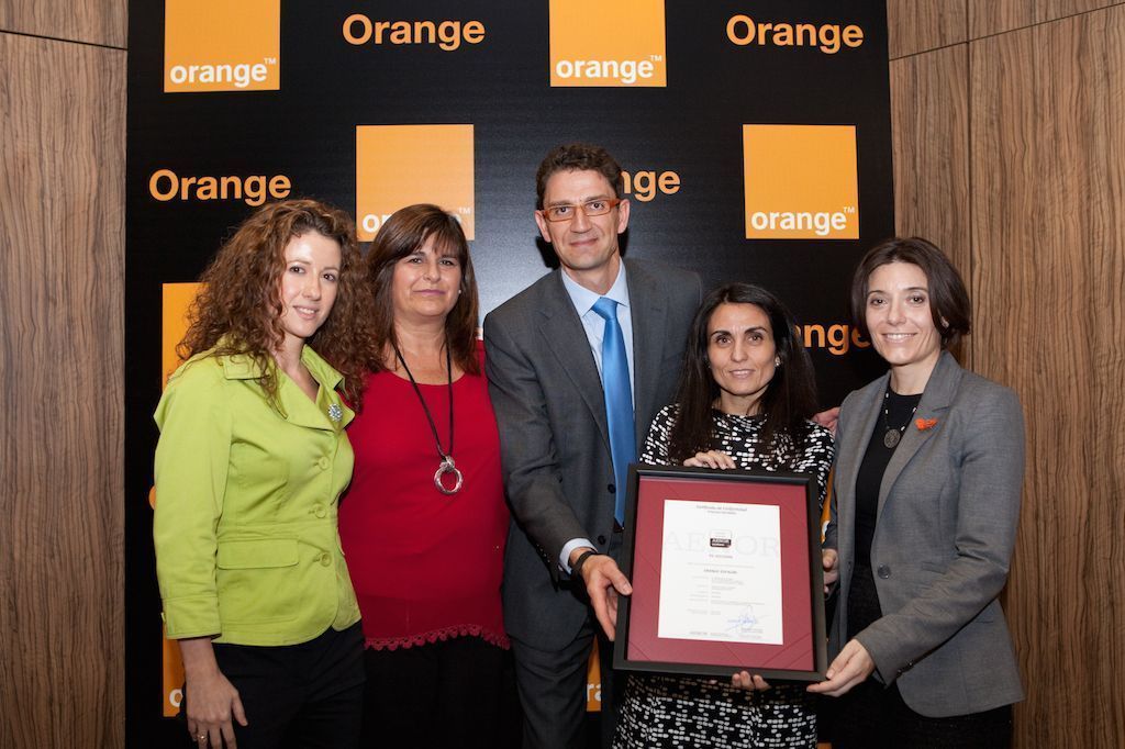 Orange recibe el Certificado “Empresa Saludable”