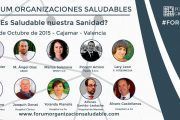 Vídeo: 3º Forum Organizaciones Saludables jornada 1 oct. 2015 tarde