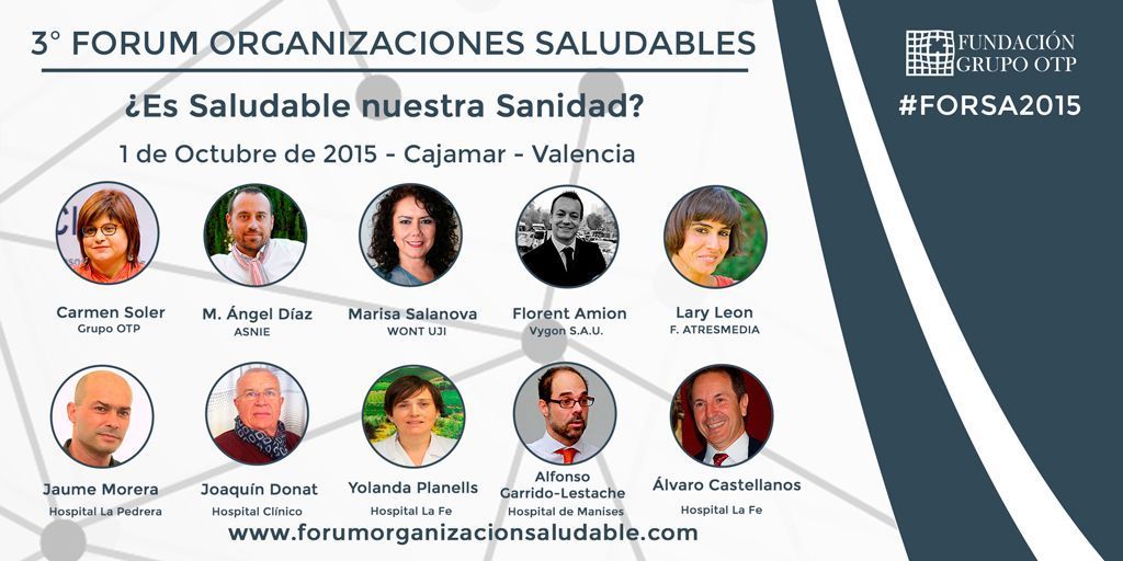 Vídeo: 3º Forum Organizaciones Saludables jornada 1 oct. 2015 tarde