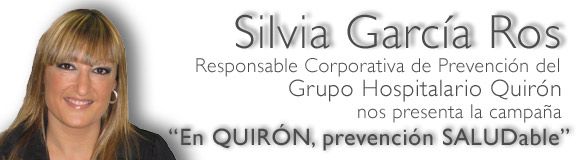 En QUIRÓN, prevención SALUDable