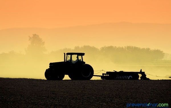 Utilización de vehículo y maquinaria agrícola (descarga)