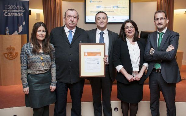 Correos recibe la certificación de Empresa Saludable