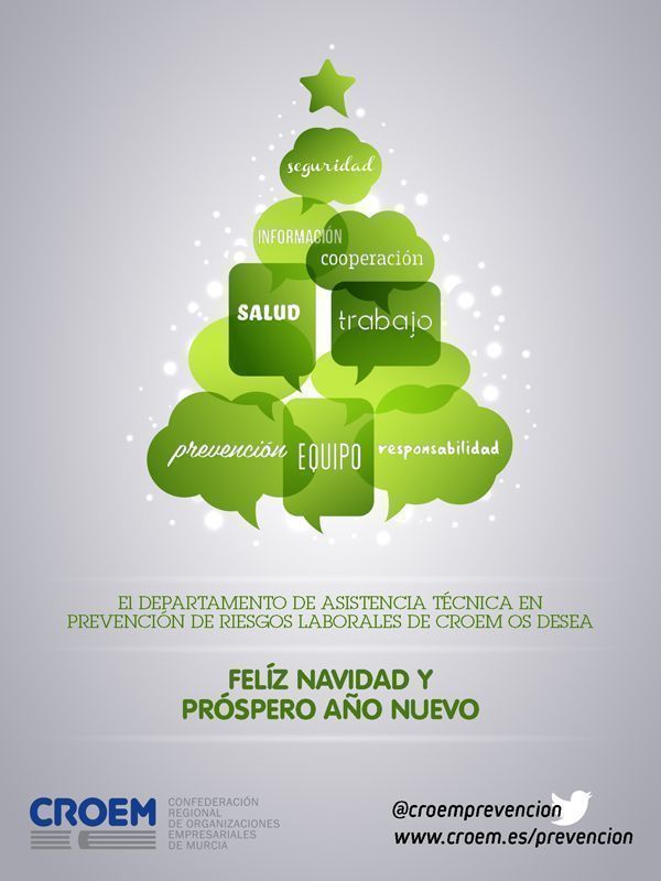 CROEM prevención os desea Feliz Navidad y Próspero Año Nuevo