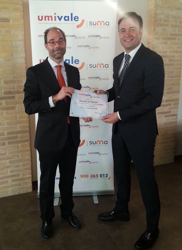 umivale y el Hospital de Manises juntos por la promoción de la salud laboral