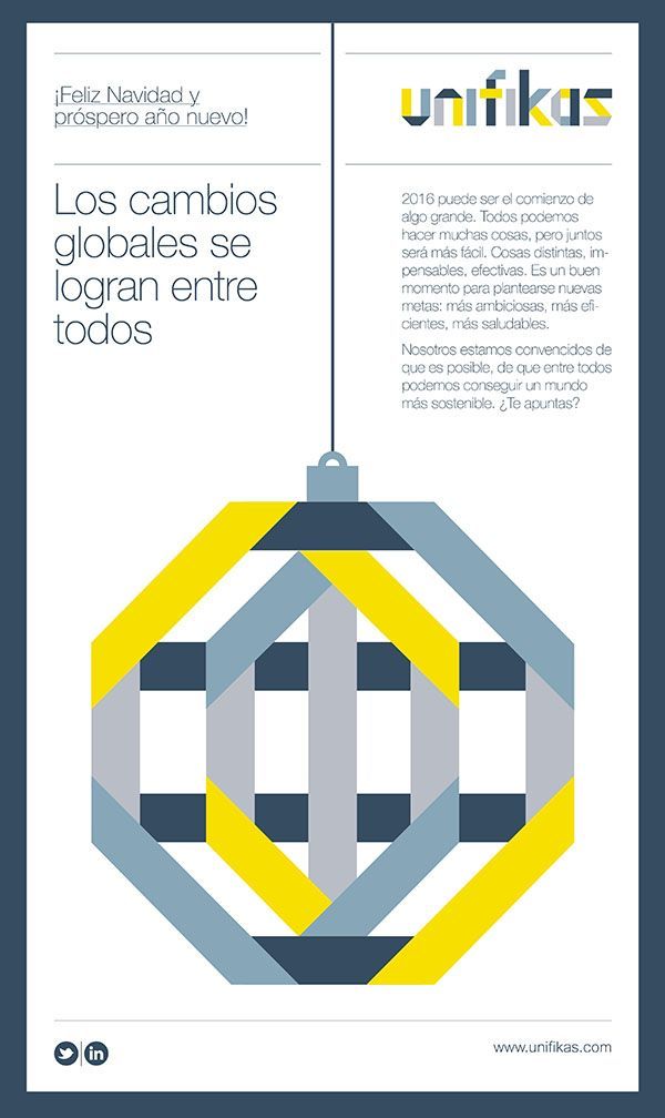 Unifikas les desea Feliz Navidad y próspero año nuevo