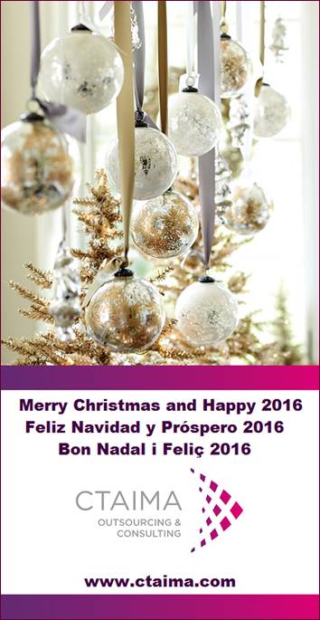 Desde Ctaima os deseamos Feliz Navidad y Próspero 2016