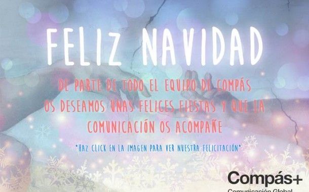 De parte de todo el equipo de COMPÁS os deseamos unas felicidades fiestas y que la comunicación os acompañe