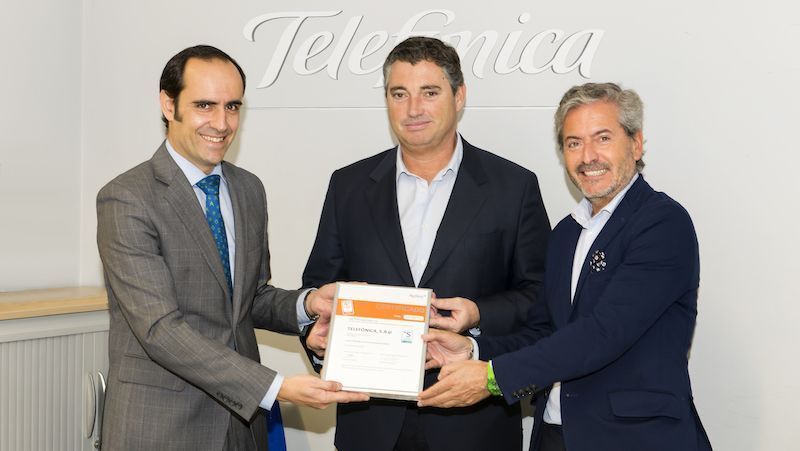 Telefónica certificada como empresa saludable
