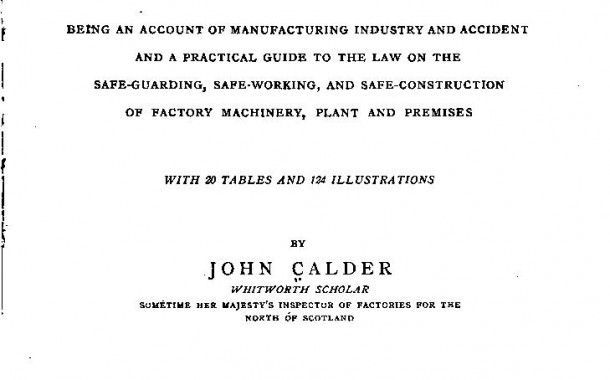 Manual de seguridad industrial publicado en 1899