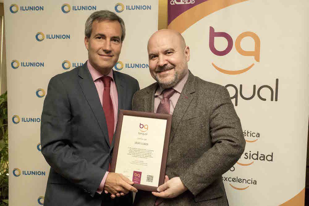 ILUNION recibe el Sello Bequal Premium por su  compromiso con la discapacidad