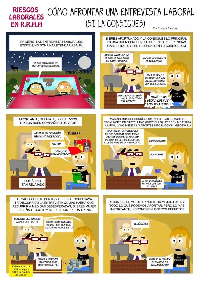 Cómo afrontar una entrevista de trabajo...........si la consigues