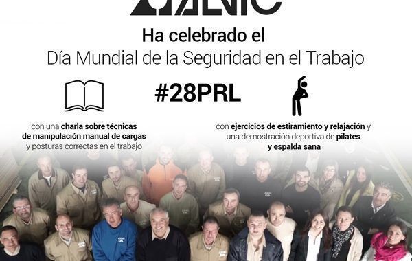 ALVIC se suma con sus empleados a la celebración del Día Mundial de la Seguridad en el Trabajo