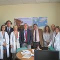 En la fotografía, el equipo del Servicio de Prevención Propio de la Agencia Pública Empresarial Hospital del Poniente y el equipo auditor de PREVYCONTROL