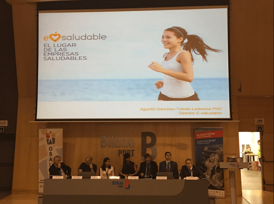 E-saludable participó en la jornada sobre salud laboral organizada por el Puerto de Bilbao y Osalan