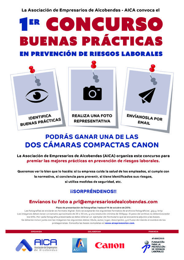 Un concurso de fotografía para premiar buenas prácticas en prevención de riesgos laborales en las empresas