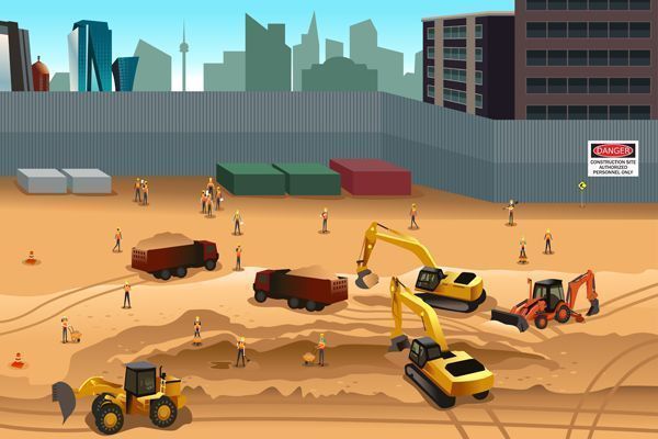 obras de construcción