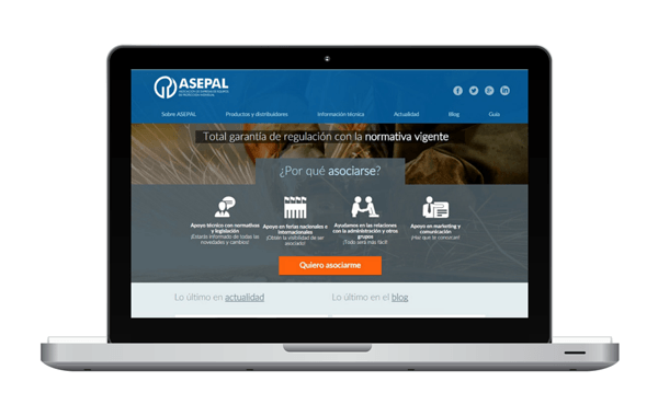 ASEPAL estrena nuevo diseño en su portal Web