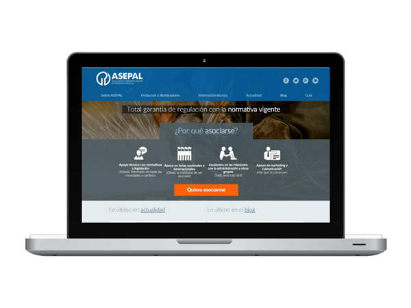 ASEPAL estrena nuevo diseño en su portal Web