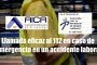 Cómo hacer una llamada eficaz al 112 en caso de emergencia en un accidente laboral