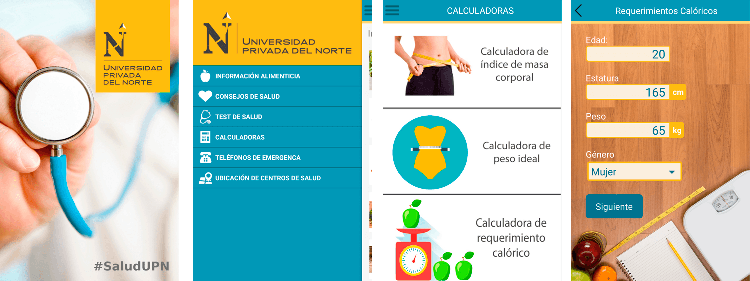 Salud UPN: app móvil peruana con consejos de salud y nutrición