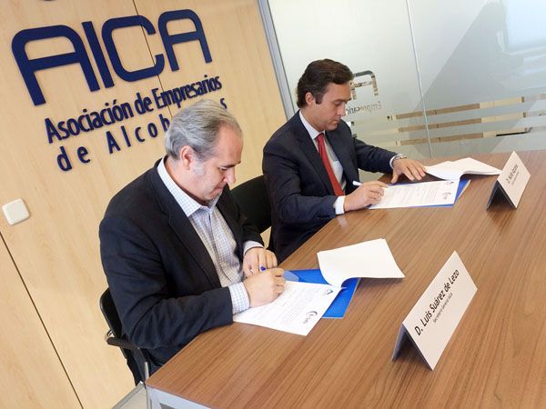 AICA y B+SAFE firman un acuerdo para mejorar la salud y la seguridad de las empresas de Alcobendas