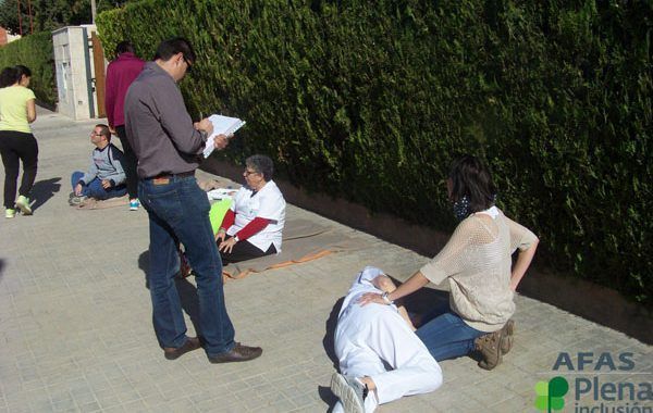 Simulacro de incendio y evacuación en AFAS