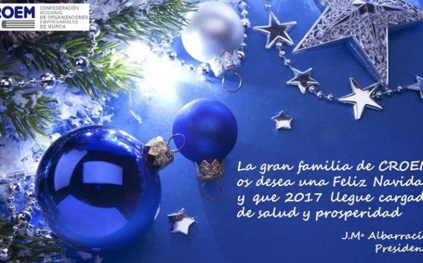 El Departamento de Prevención de Riesgos Laborales de CROEM os desea unas Felices Fiestas y un saludable y productivo 2017. ¡FELIZ NAVIDAD! ¡FELIZ 2017!