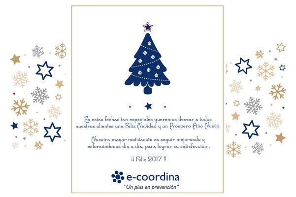 e-coordina te desea Feliz 2017
