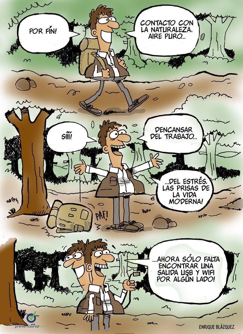 Humor: estrés tecnologico.........